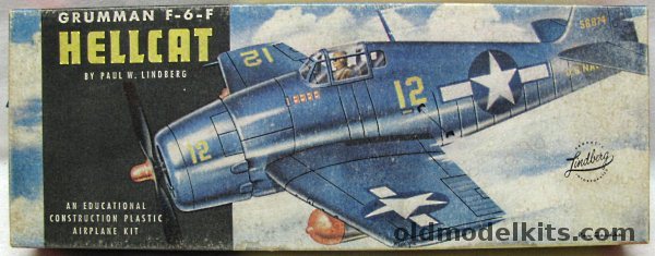 Lindberg 1/48 Grumman F6F Hellcat, 515-98 plastic model kit